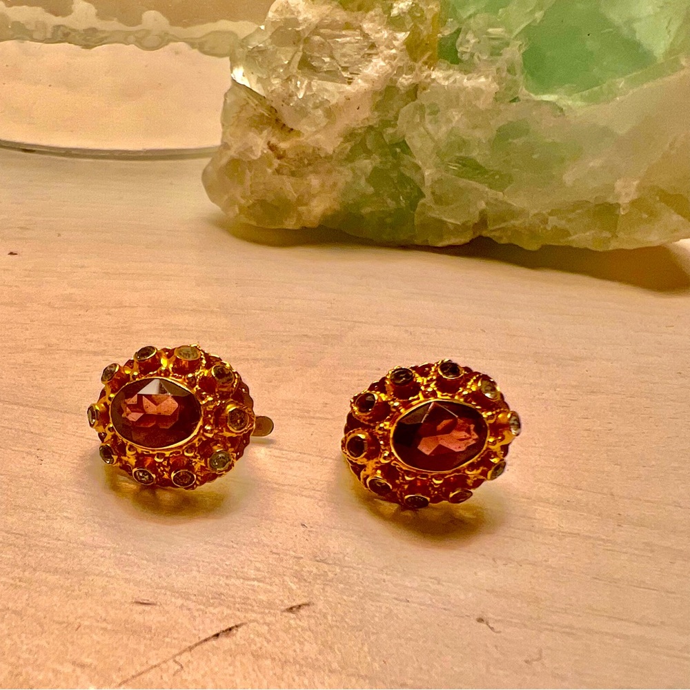 I have a 18k gold antique style amethyst & Diamond earrings leverback 4.4 grams